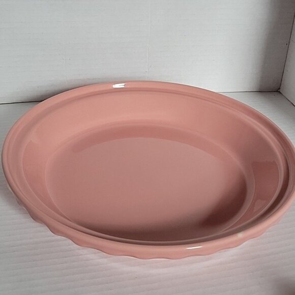 Fiestaware Fiesta CERAMIC Pie Plate Deep Dish Baker Baking Bake Bakeware Peony - Picture 6 of 17